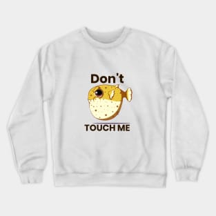 Illustration of puffer fish Crewneck Sweatshirt